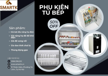 7 PHỤ KIỆN TỦ BẾP THÔNG MINH NÊN CÓ TRONG CĂN BẾP HIỆN ĐẠI