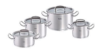 Bộ nồi 4 món Fissler Original Pro ( nắp kính)