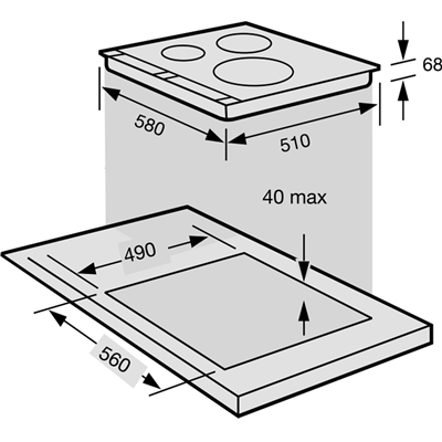 Bếp Điện Từ Fagor I-230TS