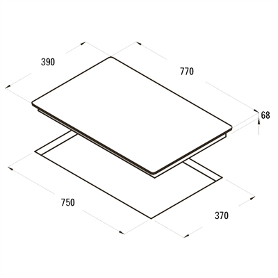 Bếp Từ Cata IB 753BK