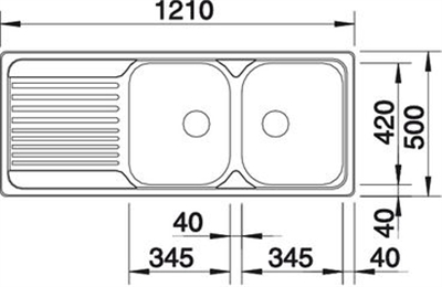 Chậu Rửa Bát Blanco Tipo-8S