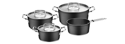 Bộ nồi chống dính cao cấp Fissler Luno 4 món