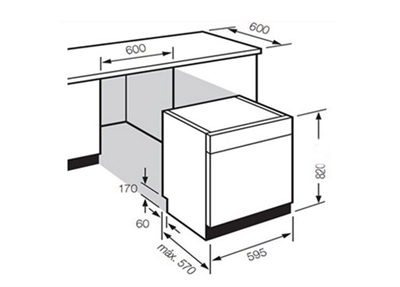 Máy rửa bát Cata Flamenco FLD02FB