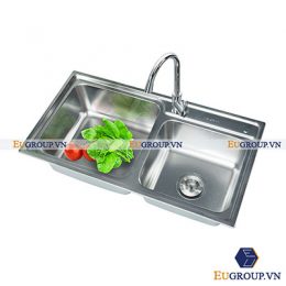 Chậu rửa bát EU-8245L (Inox xước 304)