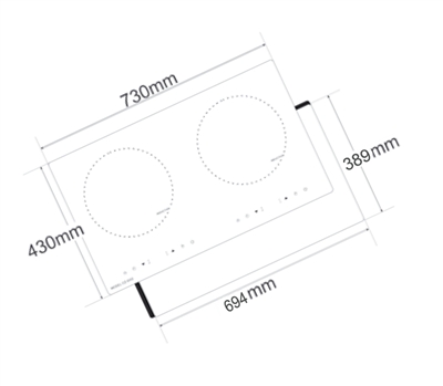 Bếp từ Canzy CZ 600-2GIB