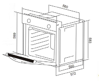 Lò nướng Canzy CZ AK500