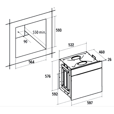 Lò Nướng Cata ME 605D