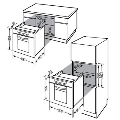 Lò Nướng Fagor 6H-175BX