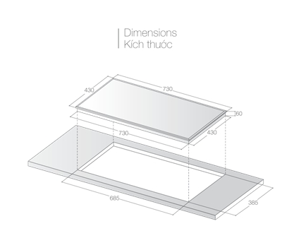 Bếp Từ Đôi Lorca LCI-900