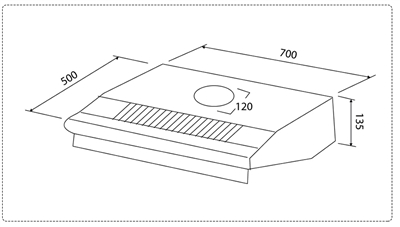 Hút mùi Malloca F870B